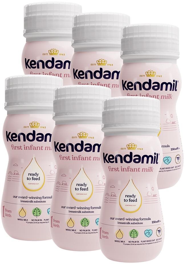 Kendamil Tekuté počáteční kojenecké mléko 1 (6× 250 ml)