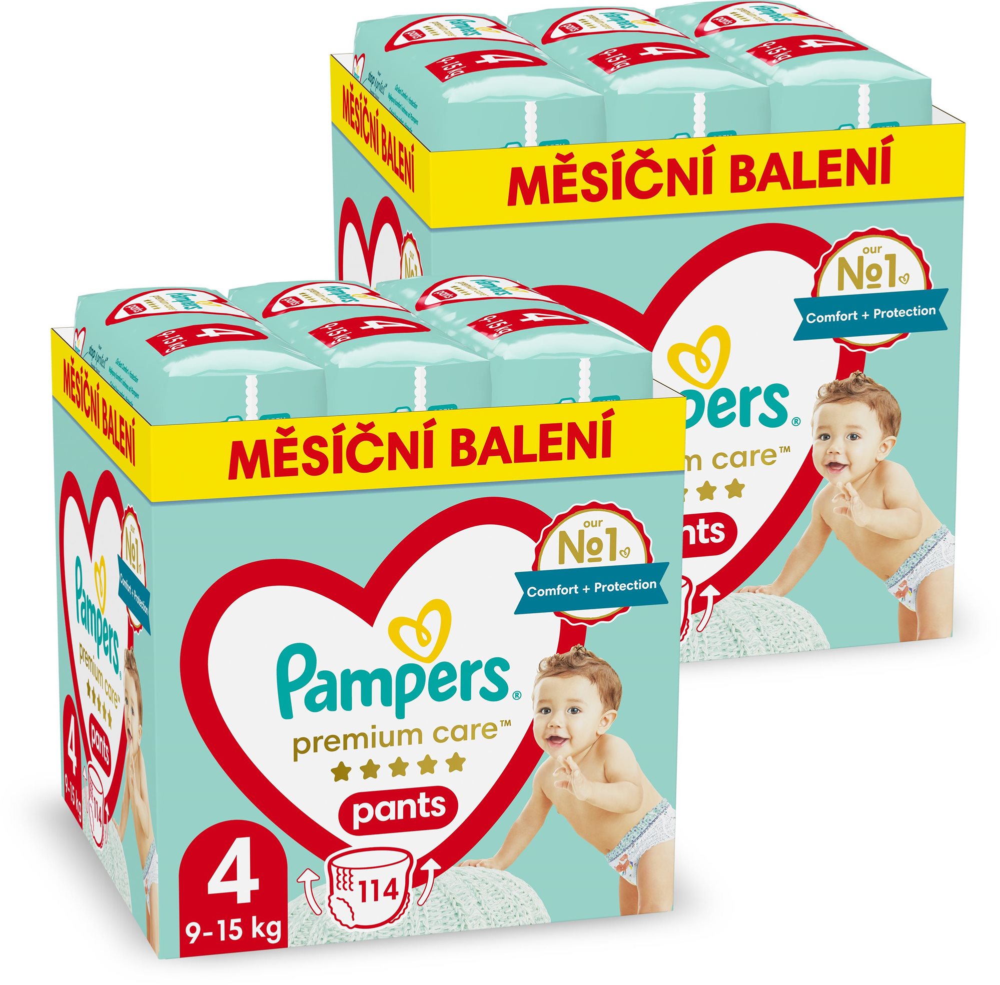 PAMPERS Premium Care Pants vel. 4 (228 ks)