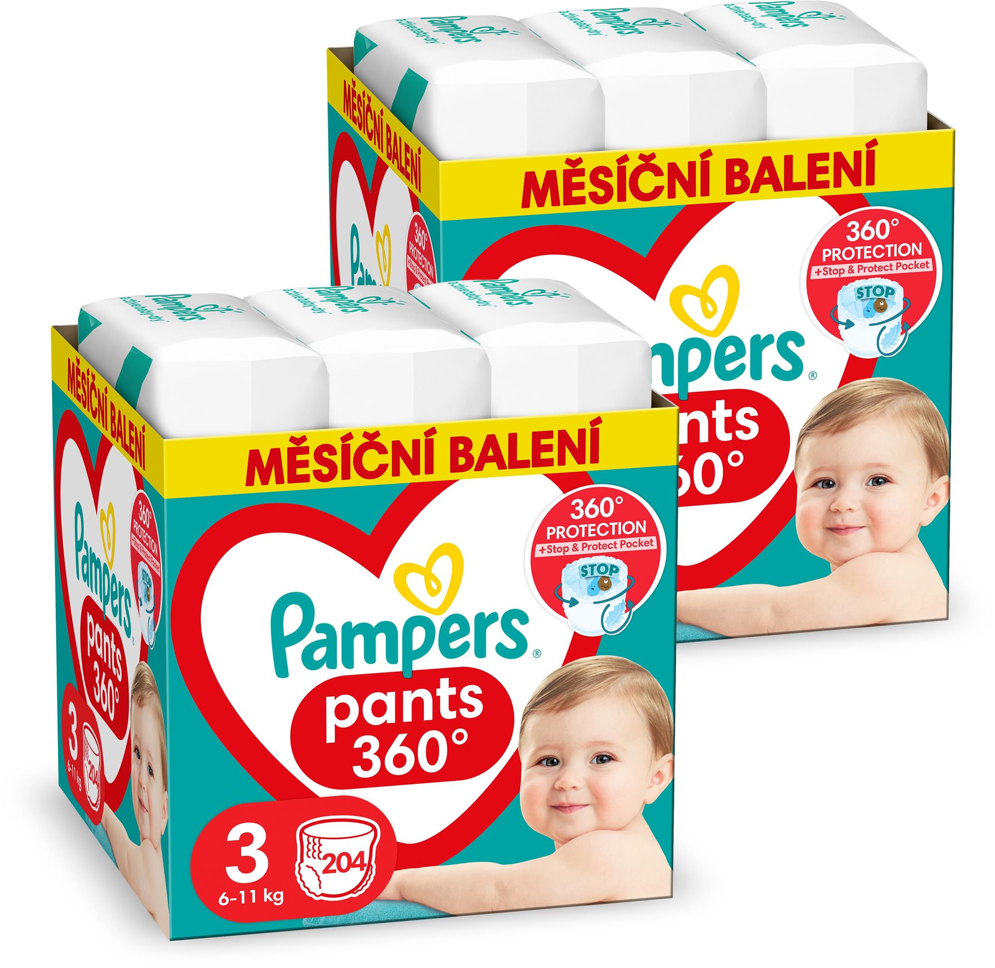 PAMPERS Pants vel. 3 (408 ks)