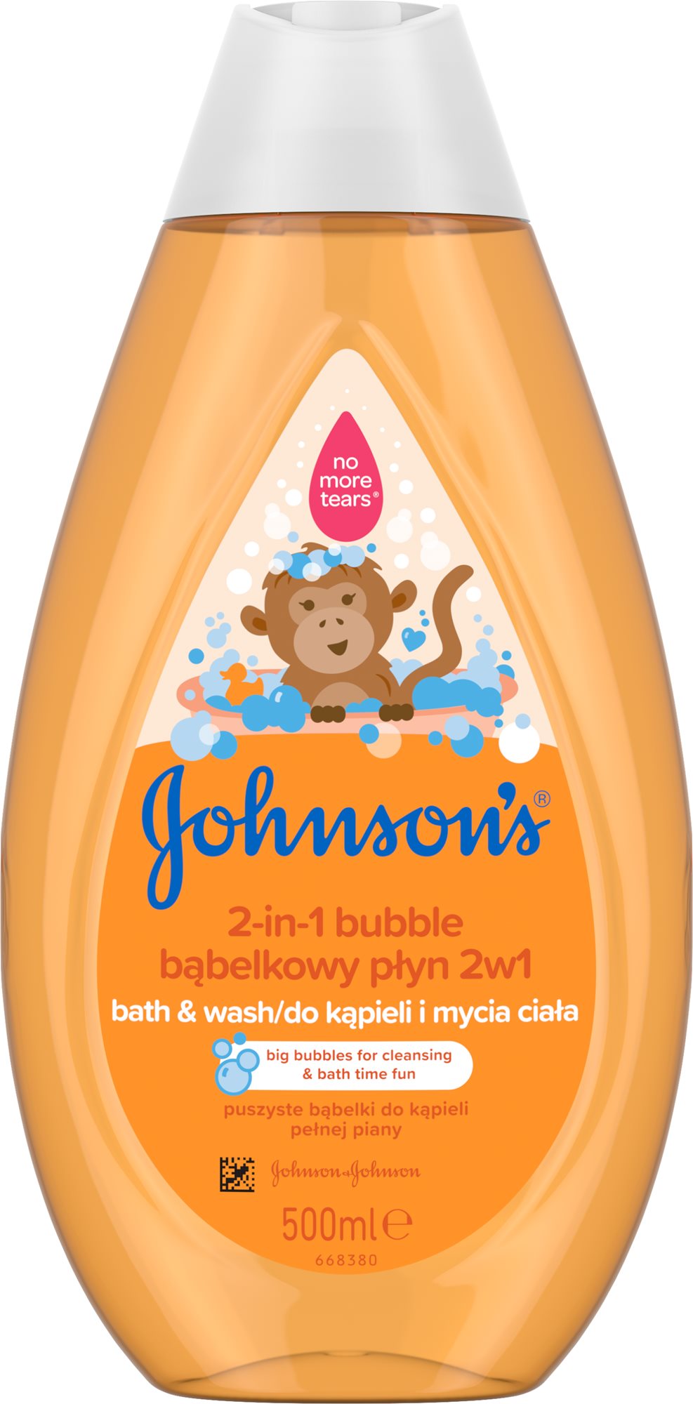 JOHNSON'S BABY bublinková koupel a mycí gel 2v1 500 ml