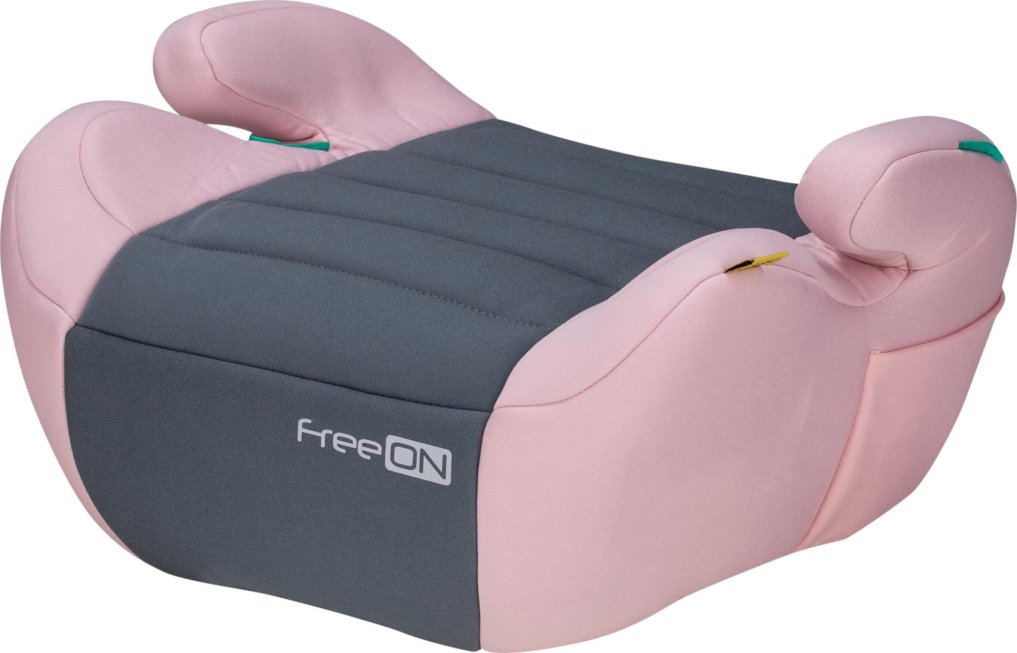 FreeON Podsedák Booster Comfy i-Size 125-150 cm, Pink-gray