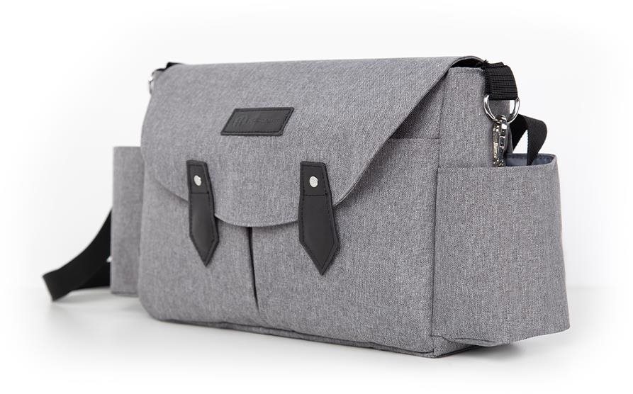 PETITE&MARS taška přebalovací Sara grey black