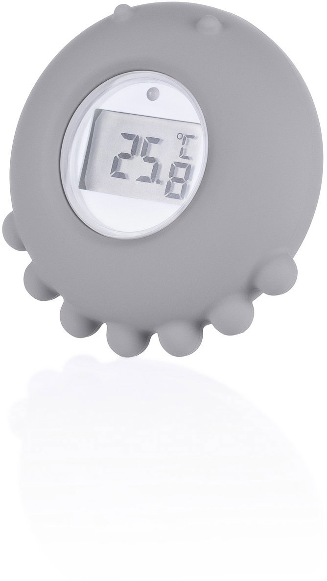 Zopa Silikonový digitální teploměr 2v1 Dove Grey