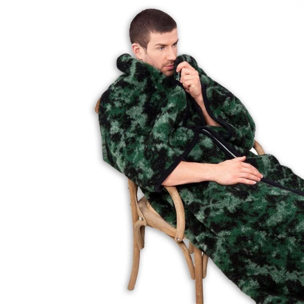 Ovčí Věci TV pytel z ovčí vlny merino maskáč