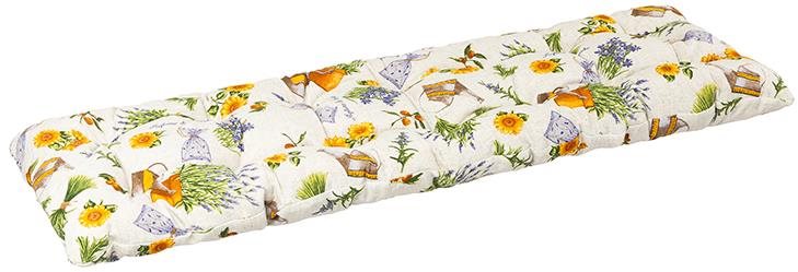BELLATEX Sedák na lavici 41 / 561 prošívaný 40 × 140 levandule s konvičkou