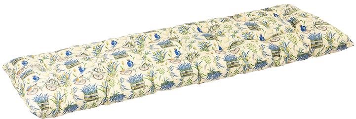 BELLATEX Sedák na lavici 41 / 816 prošívaný 40 × 140 levandule s kolem
