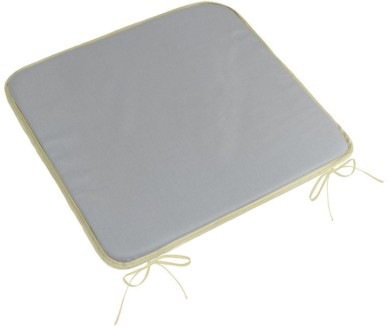 BELLATEX Sedák ADÉLA 3202 hladký s hotel. uzávěrem 40 × 40 uni šedá