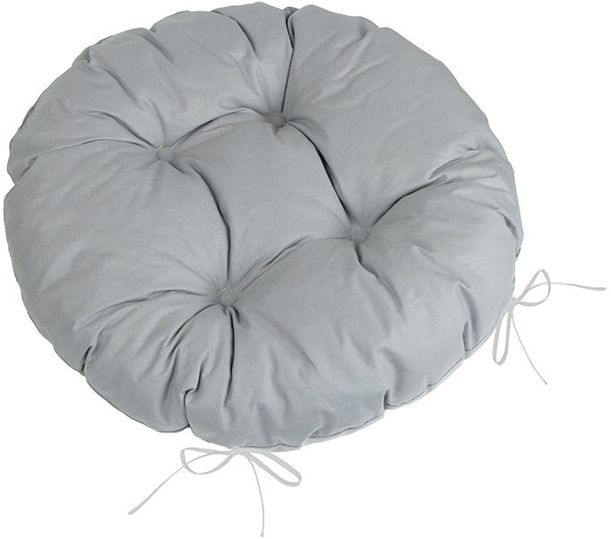 BELLATEX Sedák ADÉLA 6202 kulatý prošívaný průměr 40 cm uni šedá