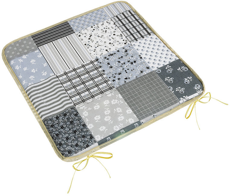 BELLATEX Adéla Sedák 34/241 hladký 40 × 40 cm patchwork šedý