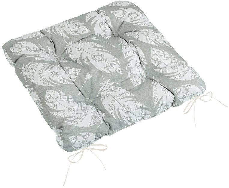 BELLATEX Adéla Sedák 41/237 prošívaný 40 × 40 cm šedá pírka