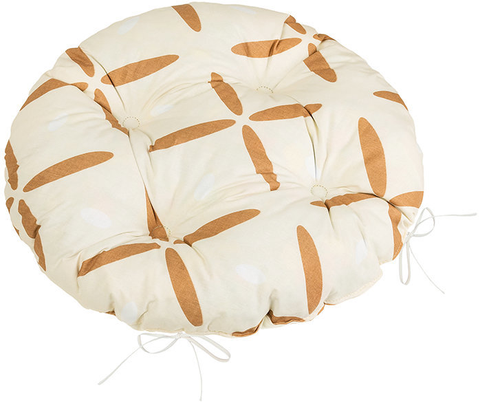BELLATEX Adéla Sedák 62/239 kulatý prošívaný prům. 40 cm křížky hnědé