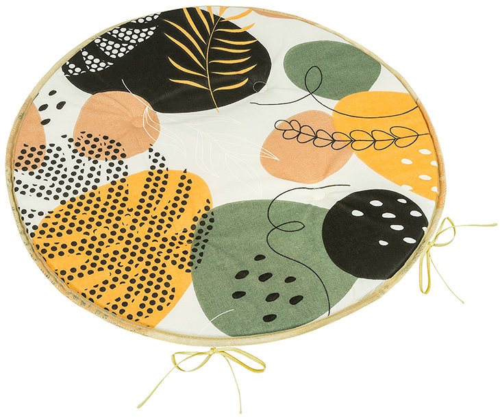 BELLATEX Adéla Sedák 79/232 kulatý hladký prům. 40 cm oblázky béžové