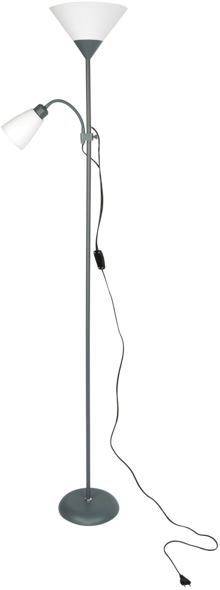 Berger Stojací lampa 1050-FL-2 Grey E27