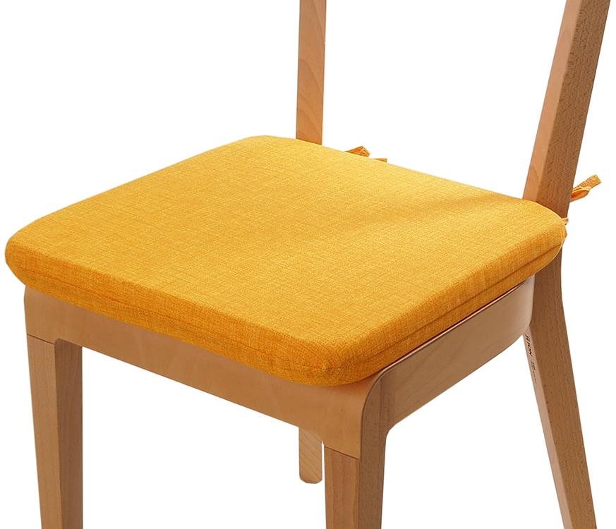 Sedák 40 x 40 cm se šňůrkami - Žlutý