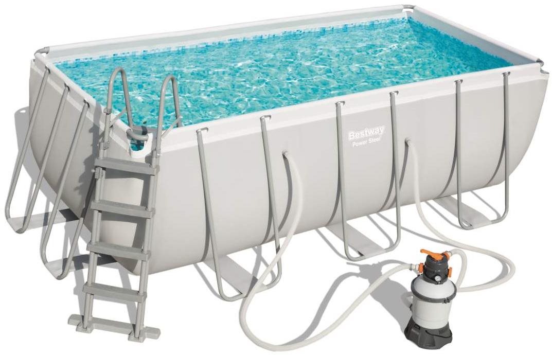 BESTWAY Bazén s konstrukcí Power Steel Frame 4,12 × 2,01 × 1,22m