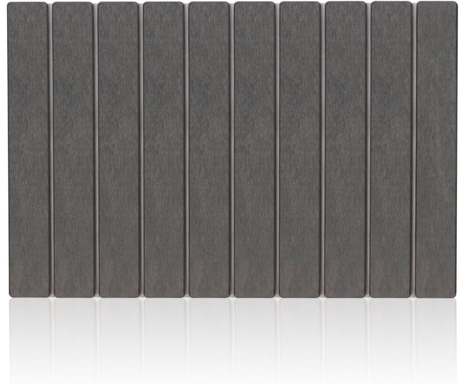 Bezdoteku Předložka do koupelny a kuchyně skládací 60 × 39 cm, šedá