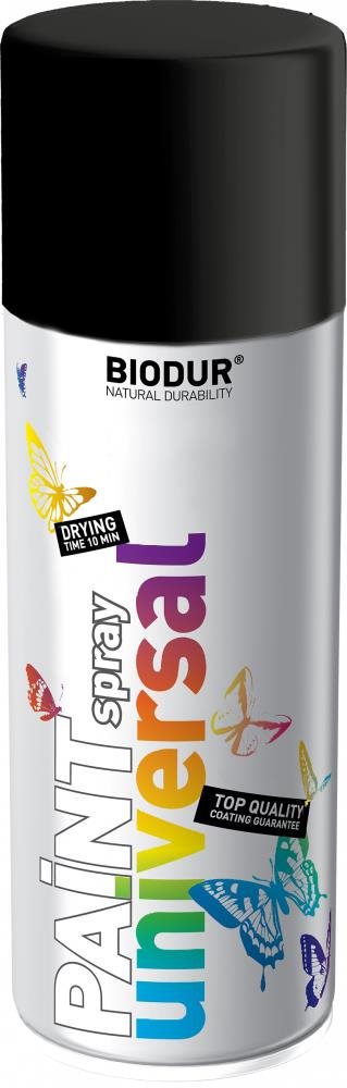 Biodur Email Černá RAL 9005 400 ml