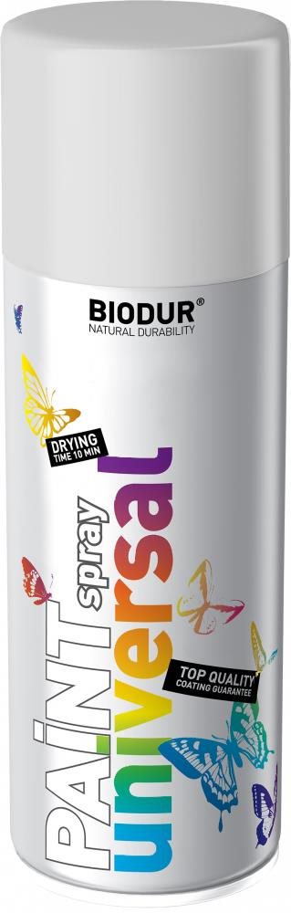 Biodur Email bílý hliník - metalíza RAL 9006 400 ml