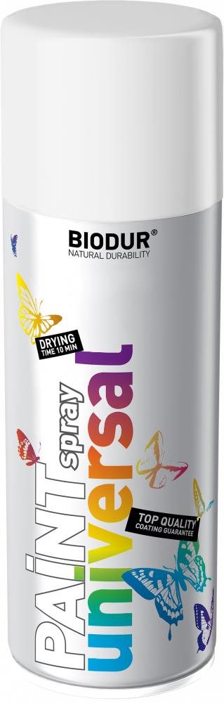 Biodur Email Bílá lesklá RAL 9010 400 ml