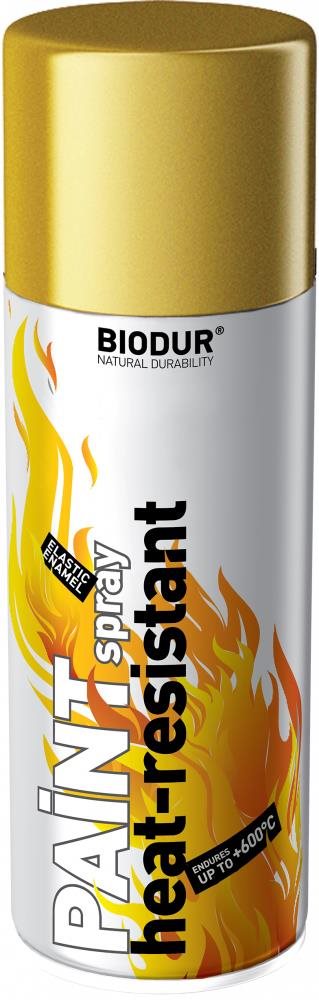 Biodur Barva na vysoké teploty ve spreji zlatá 400 ml 600 °C
