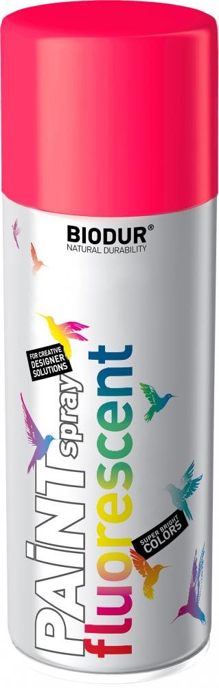 Biodur Fluorescenční email červená RAL 3026 400 ml