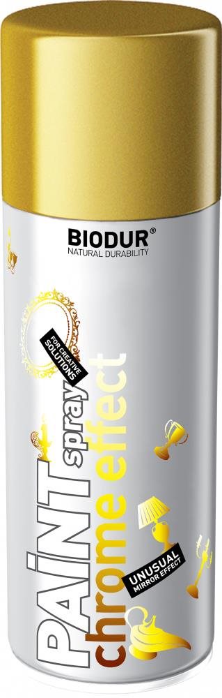 Biodur Barva chrom efekt ve spreji zlatá 400 ml