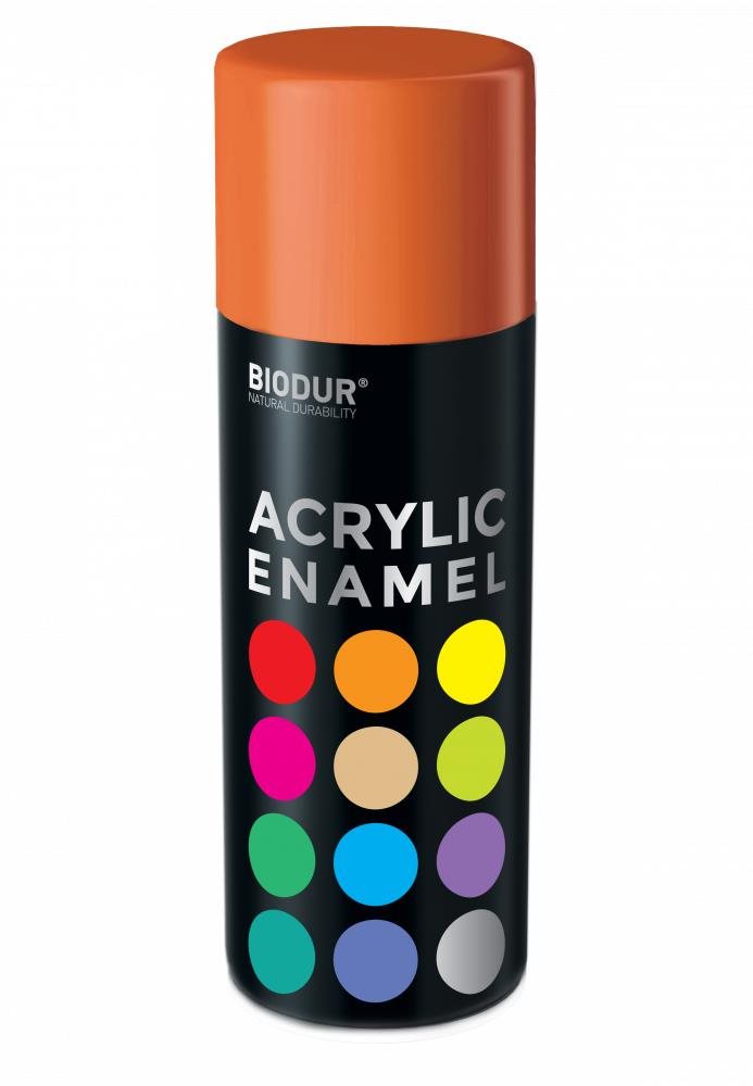 Biodur Akrylový email ve spreji - oranžová 400 ml/RAL 2004
