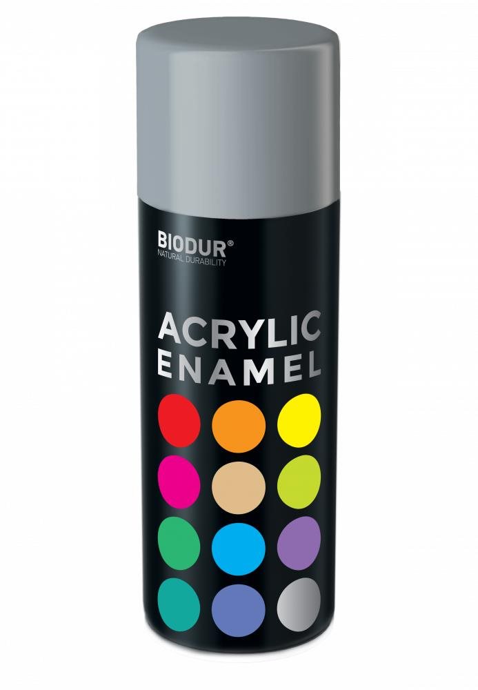 Biodur Akrylový email ve spreji - tmavě šedá 400 ml/RAL 7046