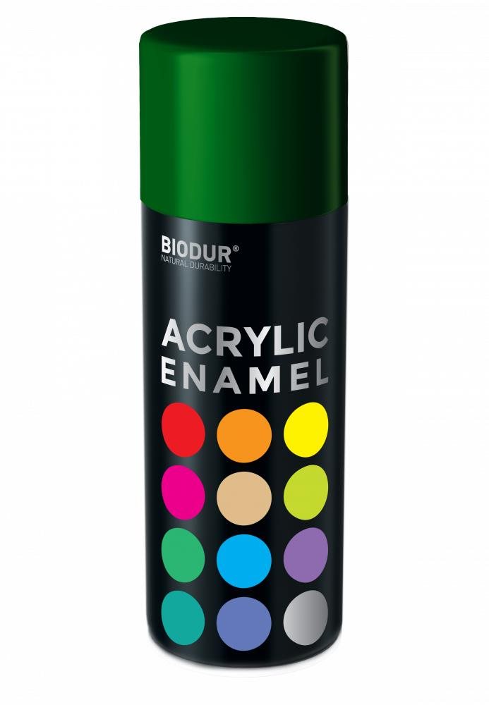 Biodur Akrylový email ve spreji - mechově zelená 400 ml/RAL 6005