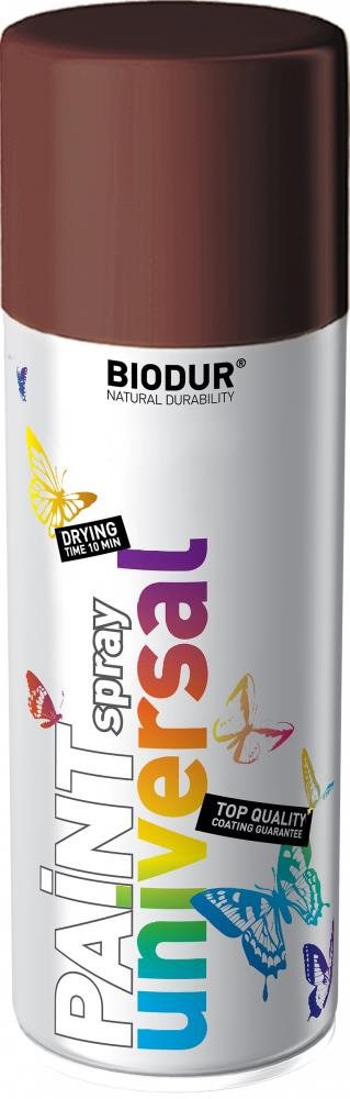 Biodur Email ve spreji - matná čokoládová hnědá 400 ml/RAL 8017