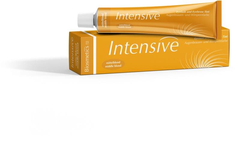 BIOSMETICS Barva na řasy a obočí Intensive Middle blond, 20 ml