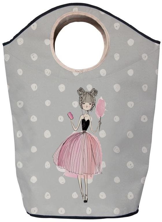 Butter Kings Koš na prádlo a hračky pink girl 60 l