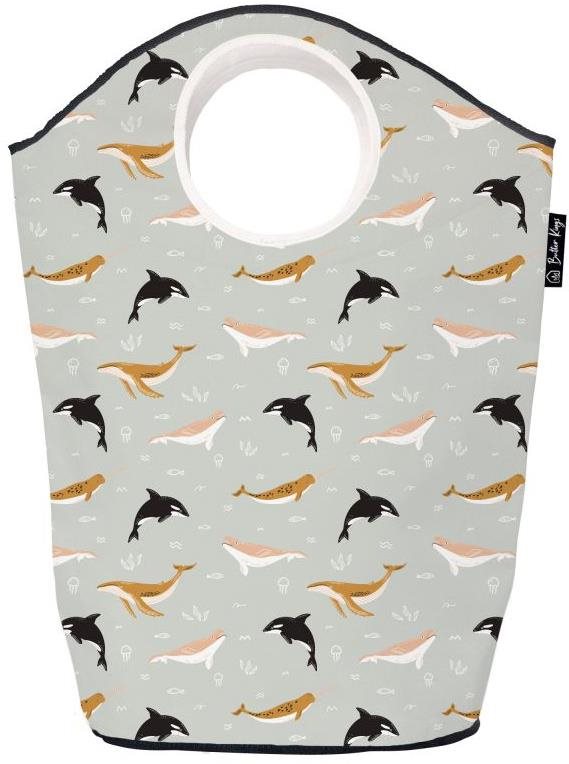 Butter Kings Koš na prádlo a hračky whales 60 l