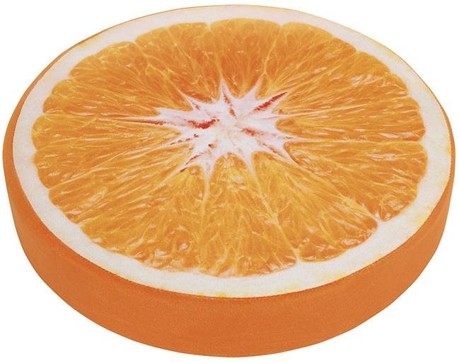 BELLATEX s.r.o. Sedák ORESTE kulatý 38 × 6cm 38/129 pomeranč