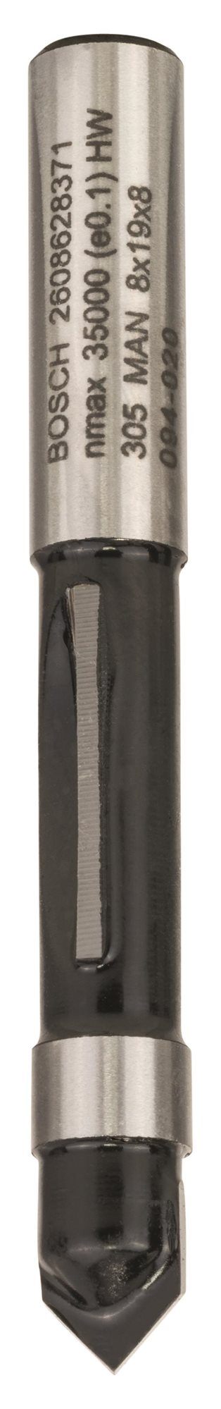 BOSCH Kopírovací fréza, 8 mm, D1 8 mm, L 19 mm, G 66 mm 2.608.628.371