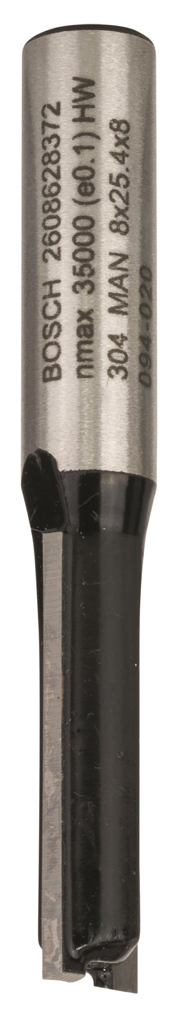 BOSCH Drážkovací fréza, 8 mm, D1 8 mm, L 25 mm, G 56 mm 2.608.628.372