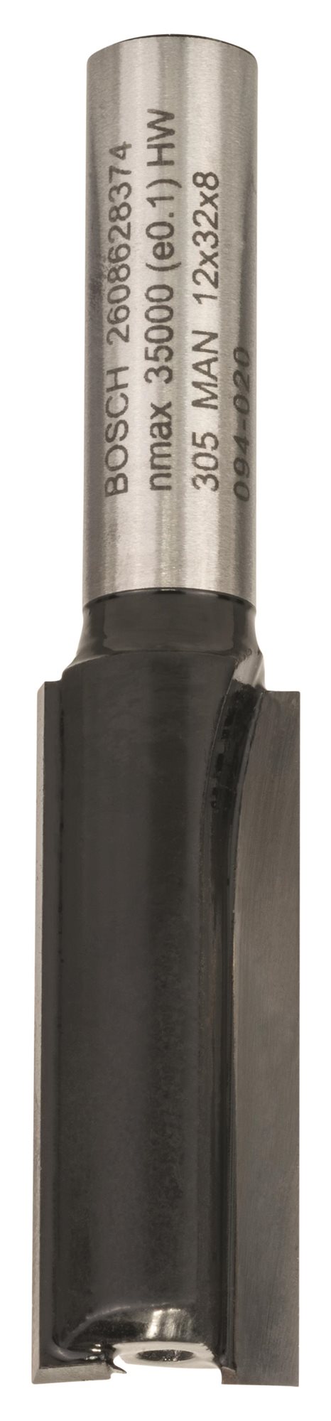 BOSCH Drážkovací fréza, 8 mm, D1 12 mm, L 31,5 mm, G 62 mm 2.608.628.374