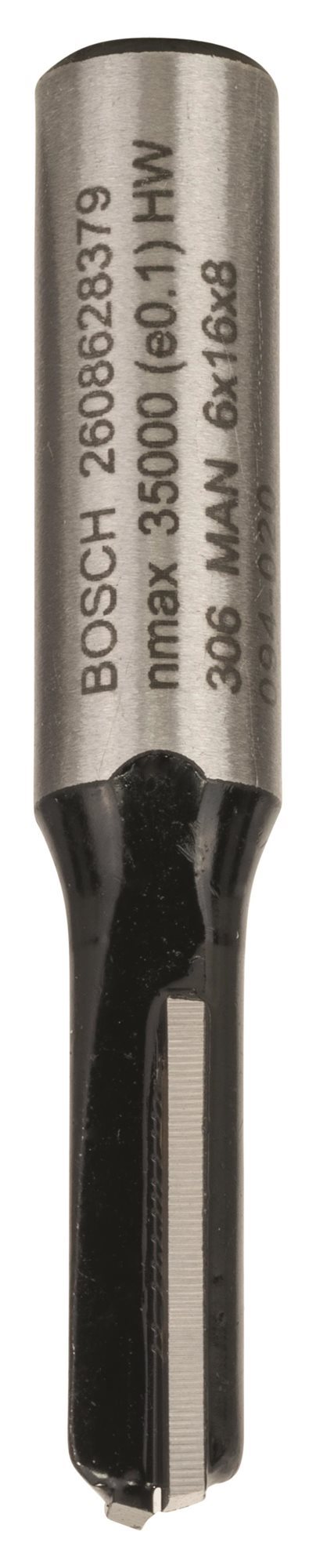 BOSCH Drážkovací fréza, 8 mm, D1 6 mm, L 15,7 mm, G 48 mm 2.608.628.379