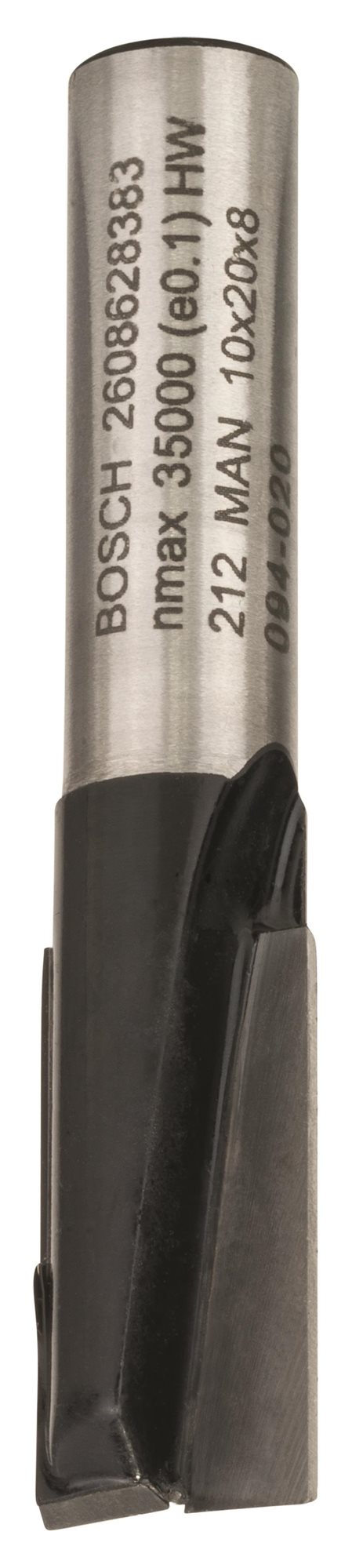 BOSCH Drážkovací fréza, 8 mm, D1 10 mm, L 19,6 mm, G 51 mm 2.608.628.383