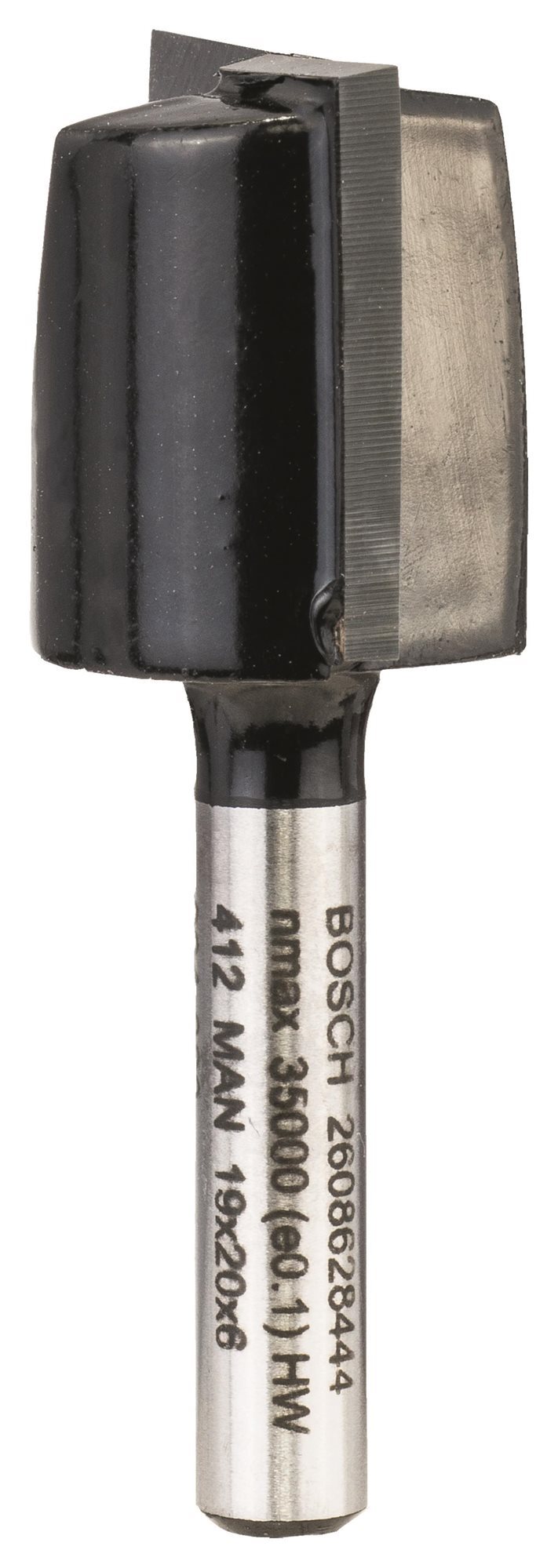 BOSCH Drážkovací fréza, 6 mm, D1 19 mm, L 19,6 mm, G 51 mm 2.608.628.444