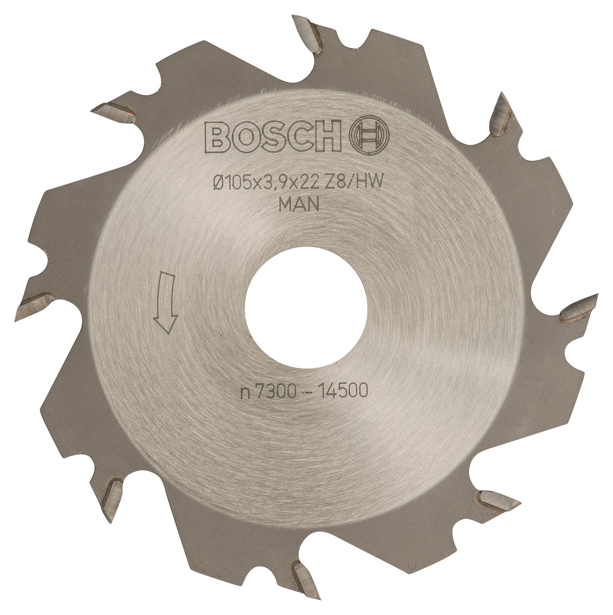 BOSCH Kotoučová fréza, 8, 22 mm, 4 mm 3.608.641.013