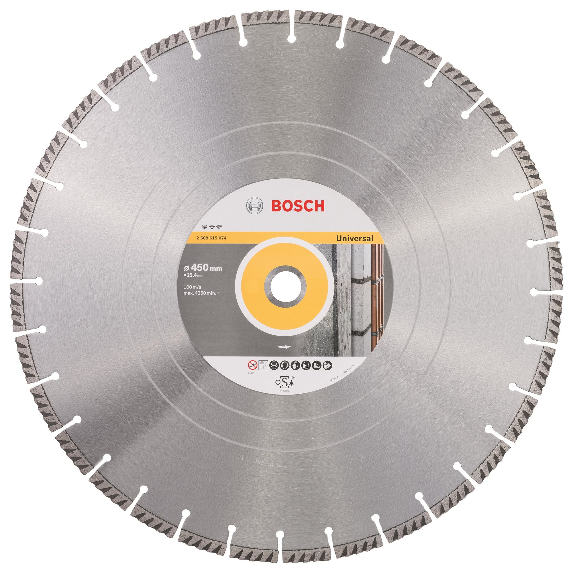 BOSCH Diamantový dělicí kotouč Standard for Universal 450 × 25,4 2.608.615.074