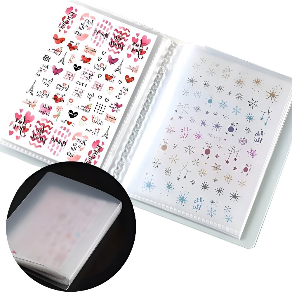 BAFI Kniha pro samolepky na nehty, 20 stran