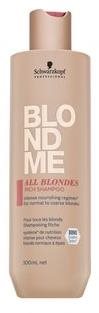 Schwarzkopf Professional BlondMe All Blondes Rich Shampoo vyživující šampon pro blond vlasy 300 ml