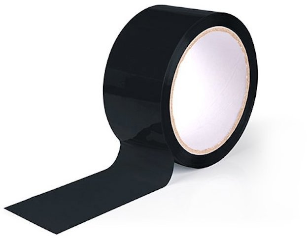 Bull Balící lepící páska 48 mm × 66 m, akryl, černá, (42my), 6 ks