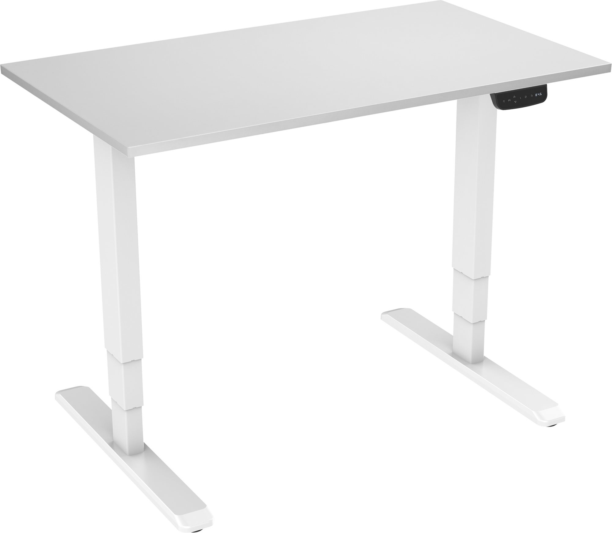 AlzaErgo Table ET1 NewGen bílý + deska TTE-12 120x80cm bílý laminát