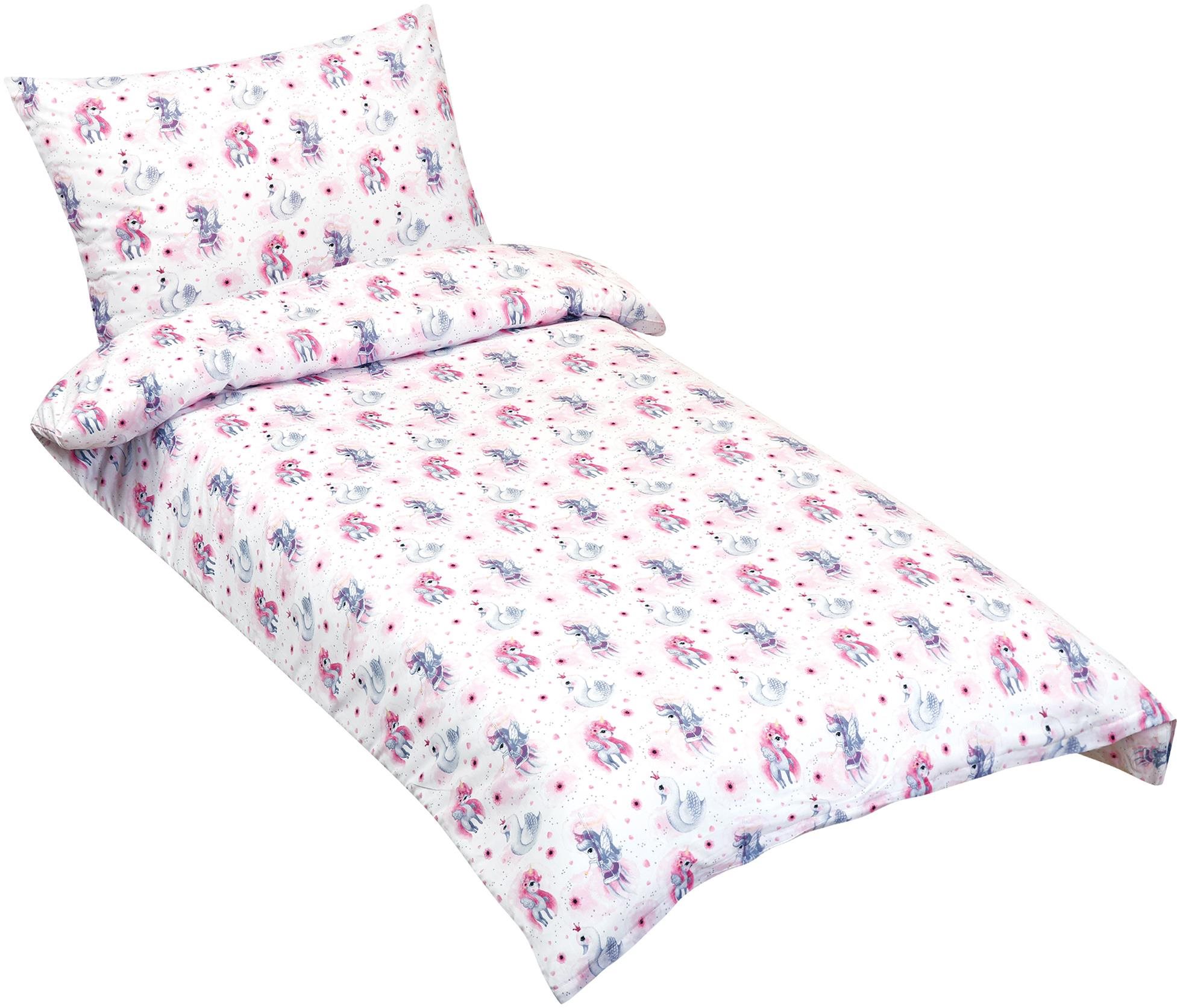 BELLATEX Povlečení Junior 90/032 jednorožec 140 × 200 cm, 70 × 90 cm