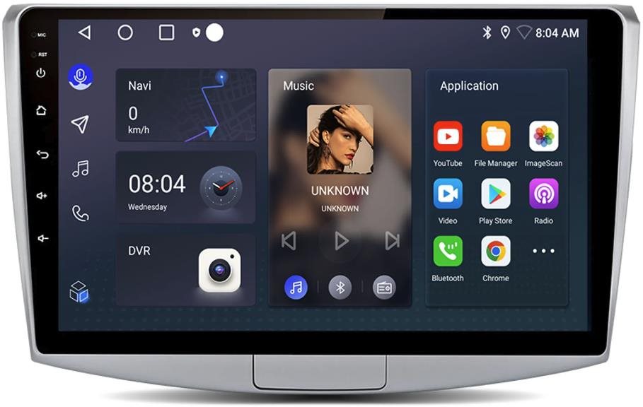 HIZPO 2Din Autorádio Volkswagen Passat B7 2010-2015 Android, Apple CarPlay, Navigace, Kamera