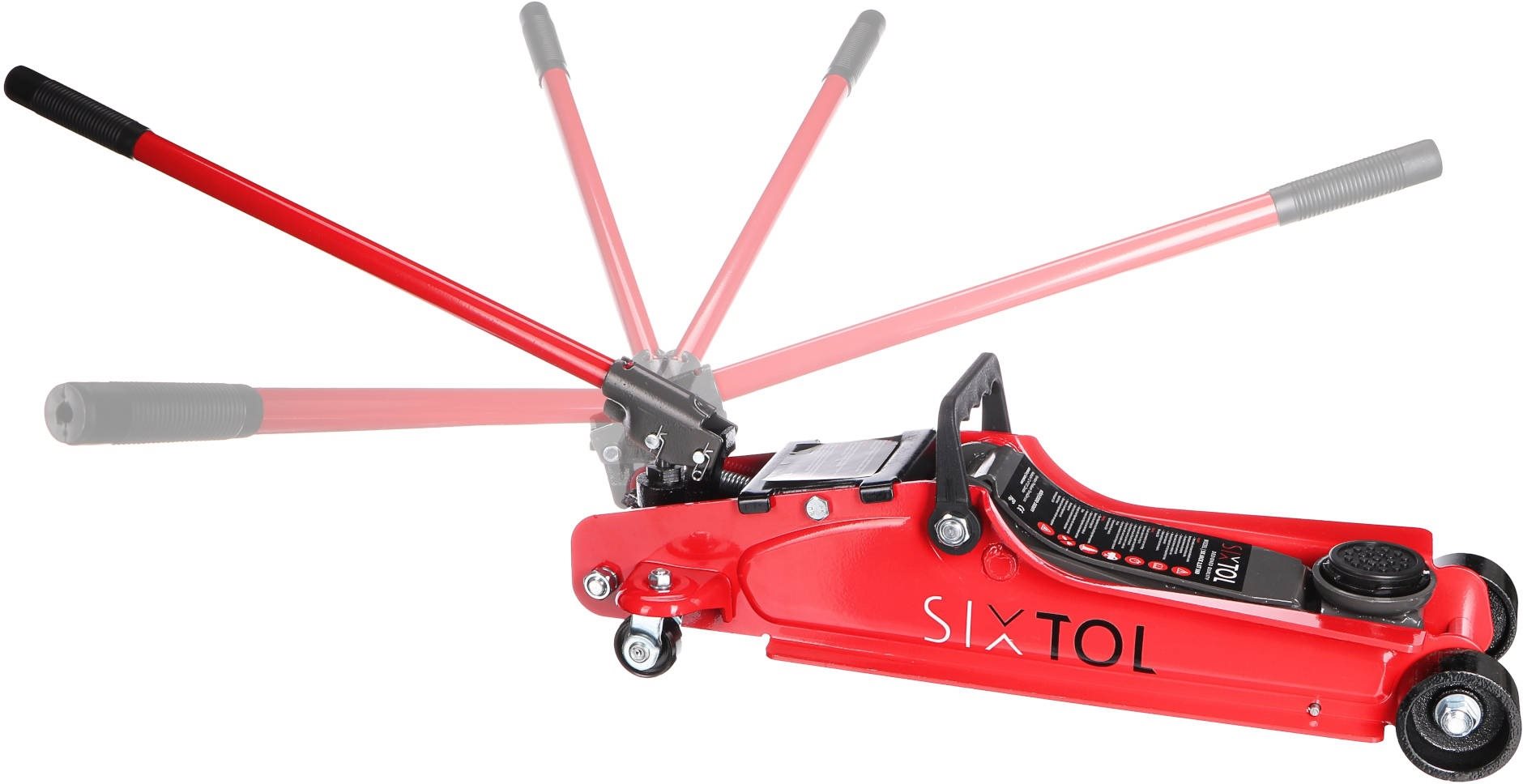 SIXTOL SX JACK 360 Pojízdný hydraulický zvedák 2,5 T nízkoprofilový