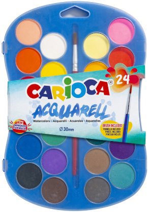 Carioca 24 barev a štětec